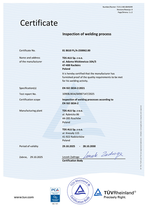 EN ISO 3834 EN