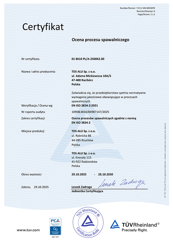 EN ISO 3834 PL